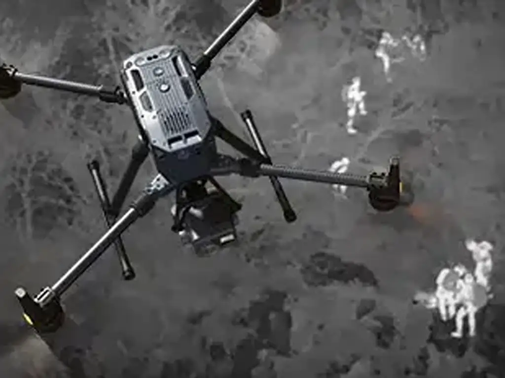 Drone locating missing people